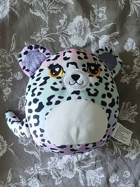 Lavender And Pink Leopard Plushie